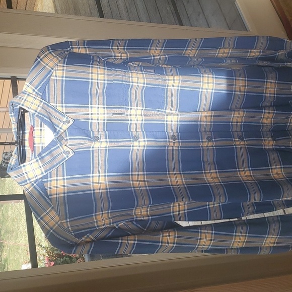 Columbia Flannel Plaid Pocketed‎ Casual Button Down Sz. M Shirt - Picture 2 of 13
